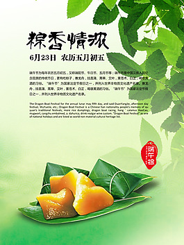 端午節(jié)簡潔DM單設(shè)計