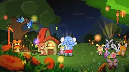 卡通風(fēng)景素材下載