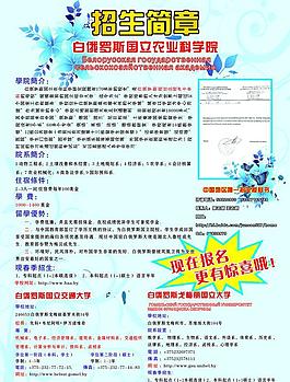 招生宣傳單圖片