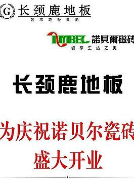 长颈鹿地板展架图片