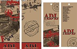 adl牛仔吊牌圖片