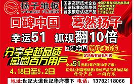 扬子地板五一活动图片
