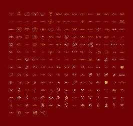 200個(gè)傳統(tǒng)矢量圖案圖片