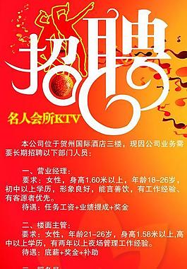 ktv招聘圖片