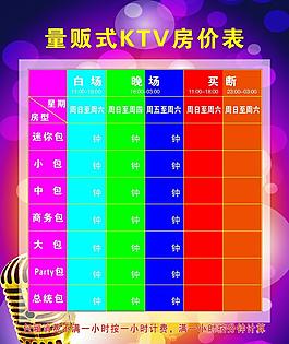 ktv房價表圖片