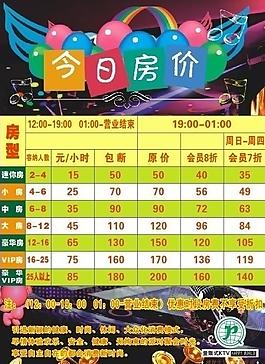 ktv今日房價圖片