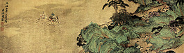 國(guó)畫精品之騎馬勇士