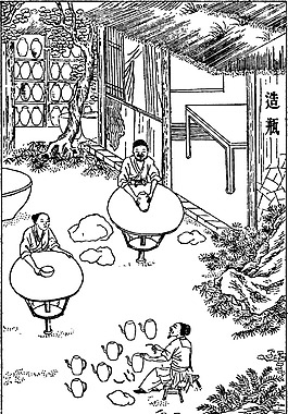 日常生活人物线描矢量素