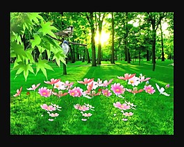 桃花樹(shù)背景視頻素材素材下載