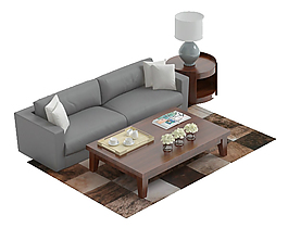 組合沙發(fā)素材