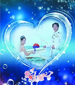 婚紗攝影模板圖片