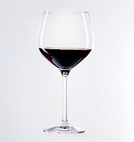 紅酒杯 純白背景圖片