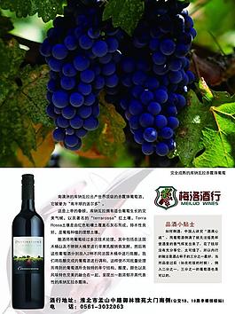 紅酒 宣傳頁(yè)圖片
