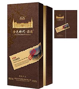 紅酒包裝(平面圖)圖片
