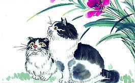 中國(guó)畫--貓(51張)圖片