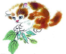 中国画--猫(51张)图片