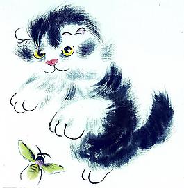 中国画--猫(51张)图片