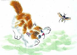 中国画--猫(51张)图片