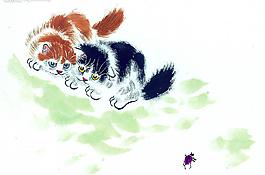 中国画--猫(51张)图片