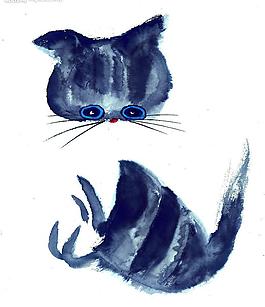中国画--猫(51张)图片