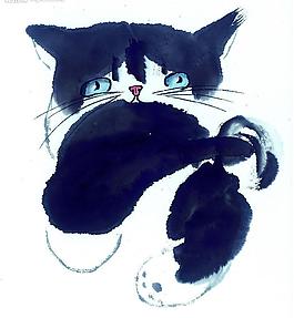 中国画--猫(51张)图片