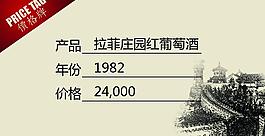 價格牌圖片