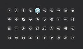 立體網(wǎng)頁圖標(biāo)icon psd分層