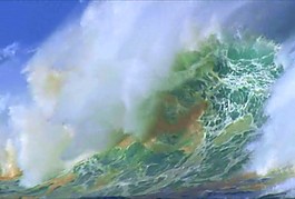 流動(dòng)的海水