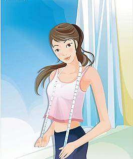 健身瘦身女性圖片