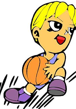籃球 卡通運動人物圖片