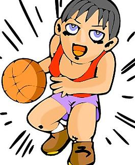 籃球 卡通運動人物圖片