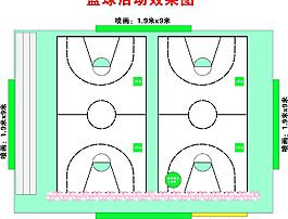 籃球活動效果圖圖片