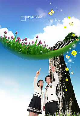 高清PSD分层素材欣赏美景