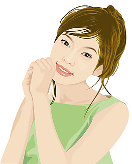 染發(fā)美女