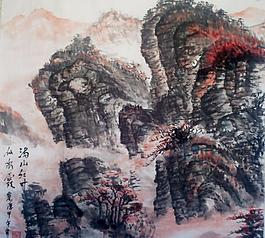 满山红叶图片