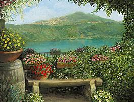油畫風(fēng)景圖片