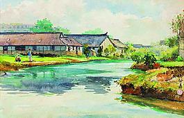 河邊圖片