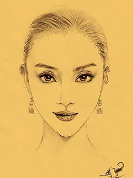 人物素描圖片