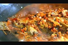 紅燒魚制作視頻素材下載