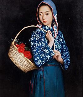 采花女圖片