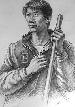 人物素描圖片