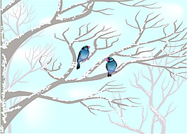 雪中鳥
