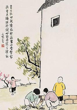 人物國畫圖片