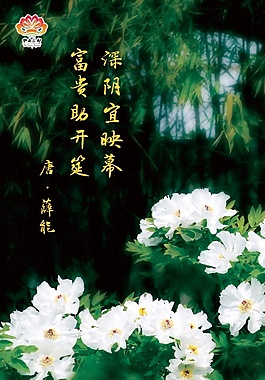 牡丹花都海報(bào)城市宣傳海報(bào)設(shè)計(jì)