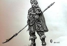 手繪三國(guó)圖片