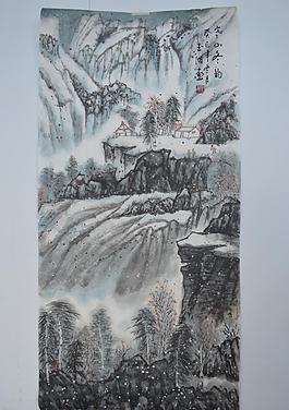 山水風景畫圖片