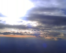 天空日出云彩模板下载