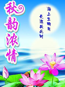 中秋月圖片