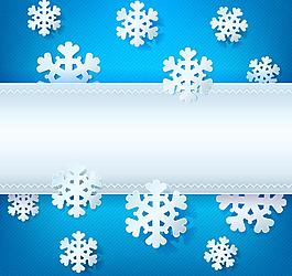 藍(lán)色雪花背景圖片