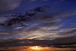 夕陽視頻素材模板下載